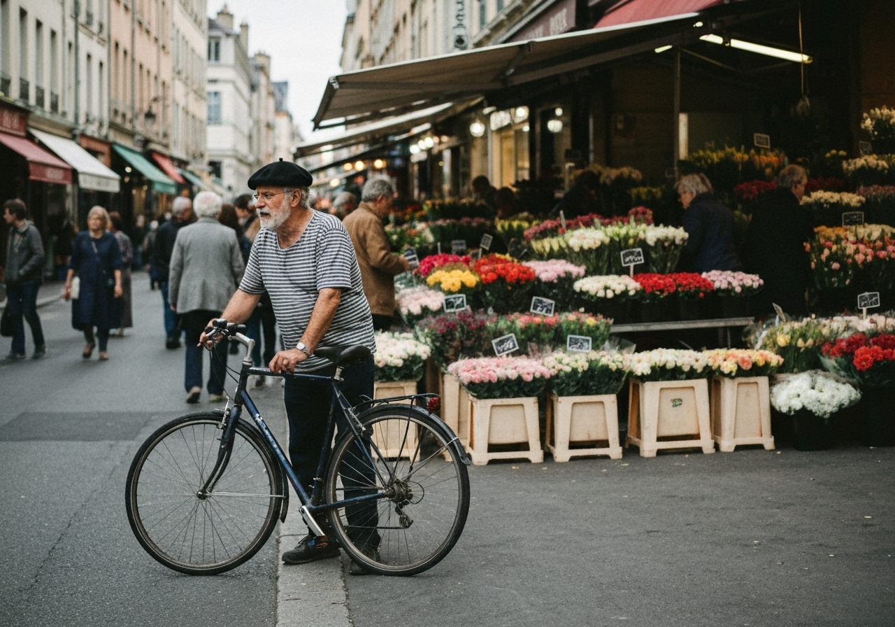 Spontaneous smartphone photo of daily life in Lyon, France, authentic and unposed